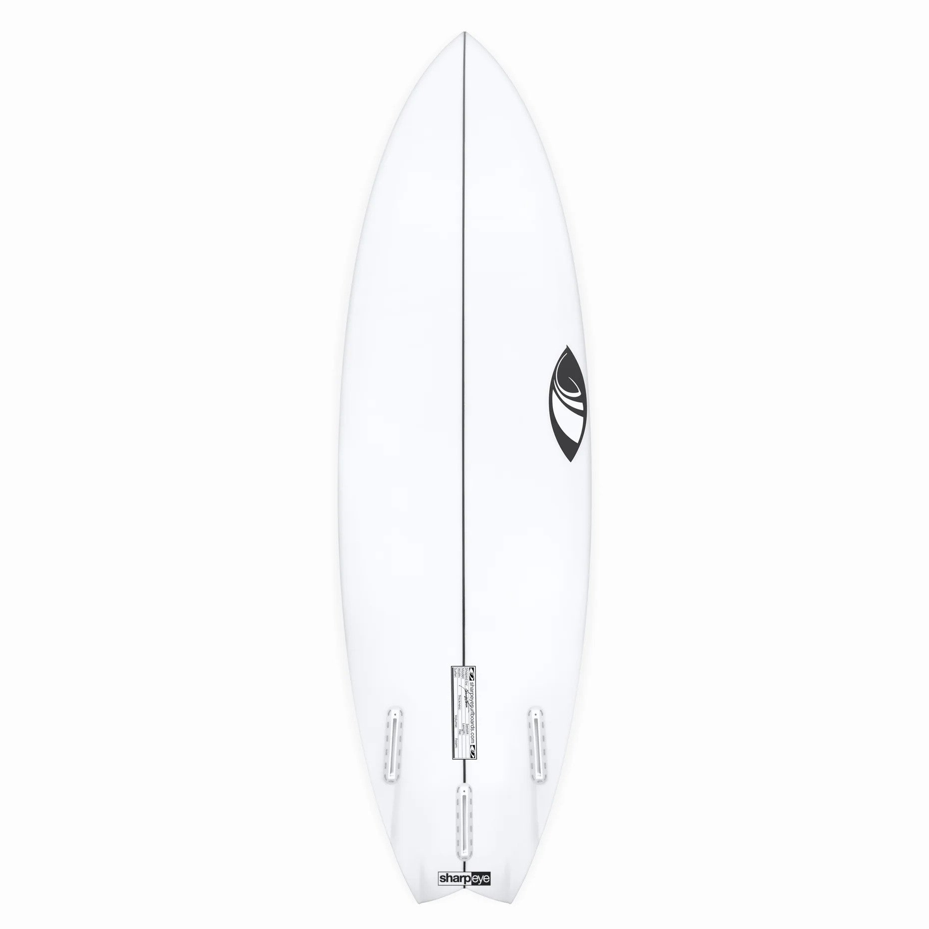 TWIN TURBO 5'9" x 19 1/2" X 2 1/2" - 30.20L, Swallow, 3x Futures Fin Boxes, PU - ID:982004