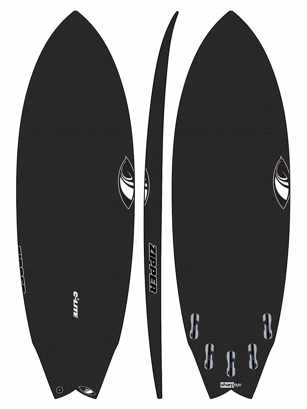 Sharpeye Surfboard Zipper C1Carbon