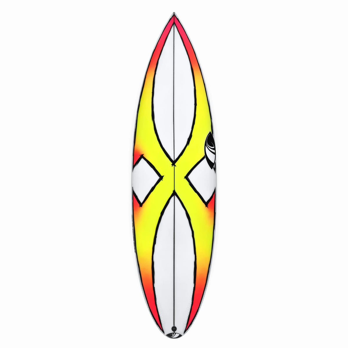 SYNERGY 5'10" x 19" X  2 1/2" - 28.70L, Squash, 3x  FCS 2 Fin Boxes, PU [New] - ID:1005048